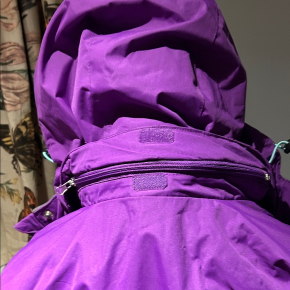 Women’s Free Country Purple and Black Jacket with Detachable Hood - Picture 8 of 8